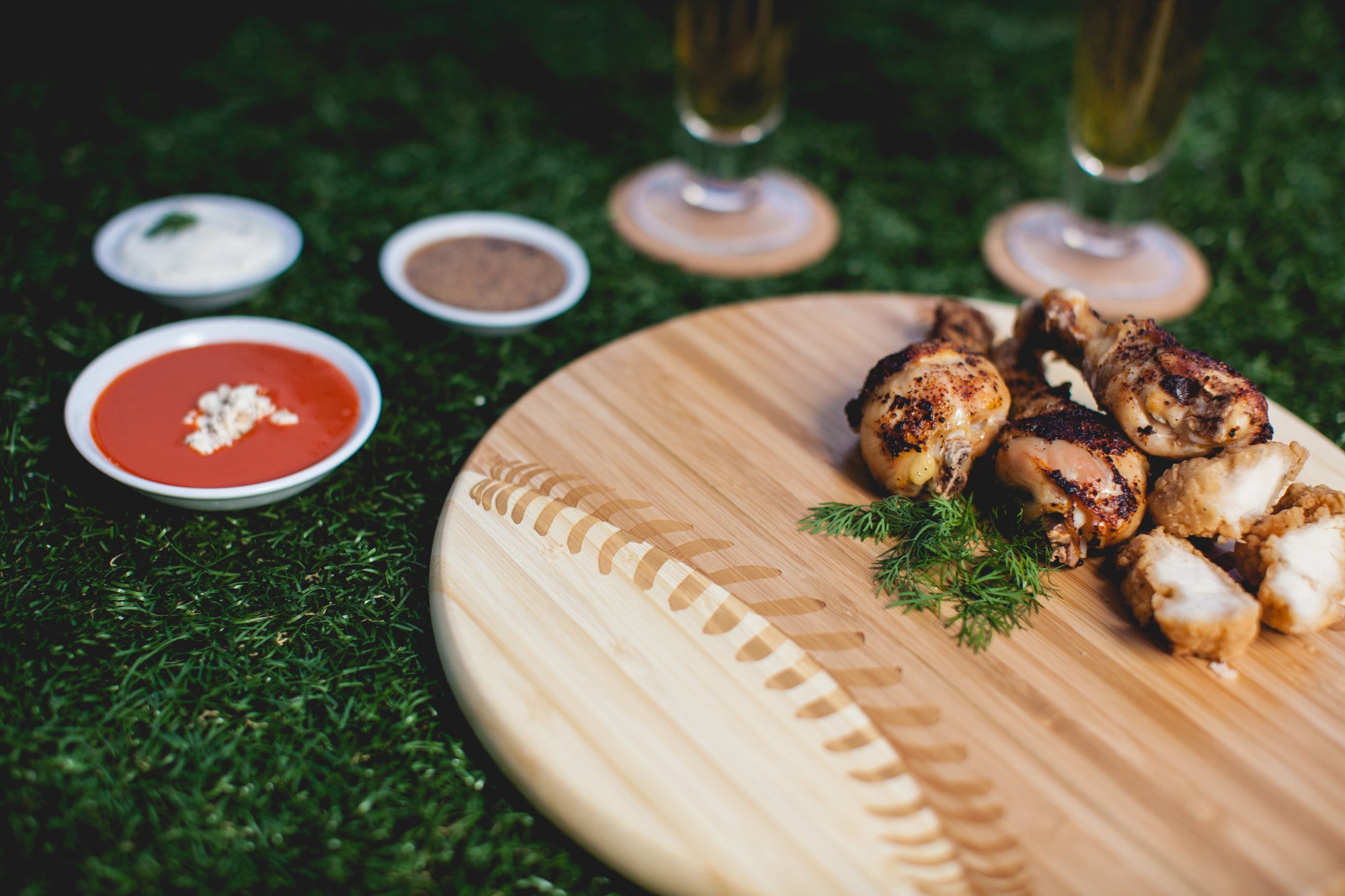 Los Angeles Angels - Home Run! Baseball Cutting Board & Serving Tray