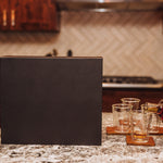 Ambassador Whiskey Box with Decanter and 4 Lowball Glasses