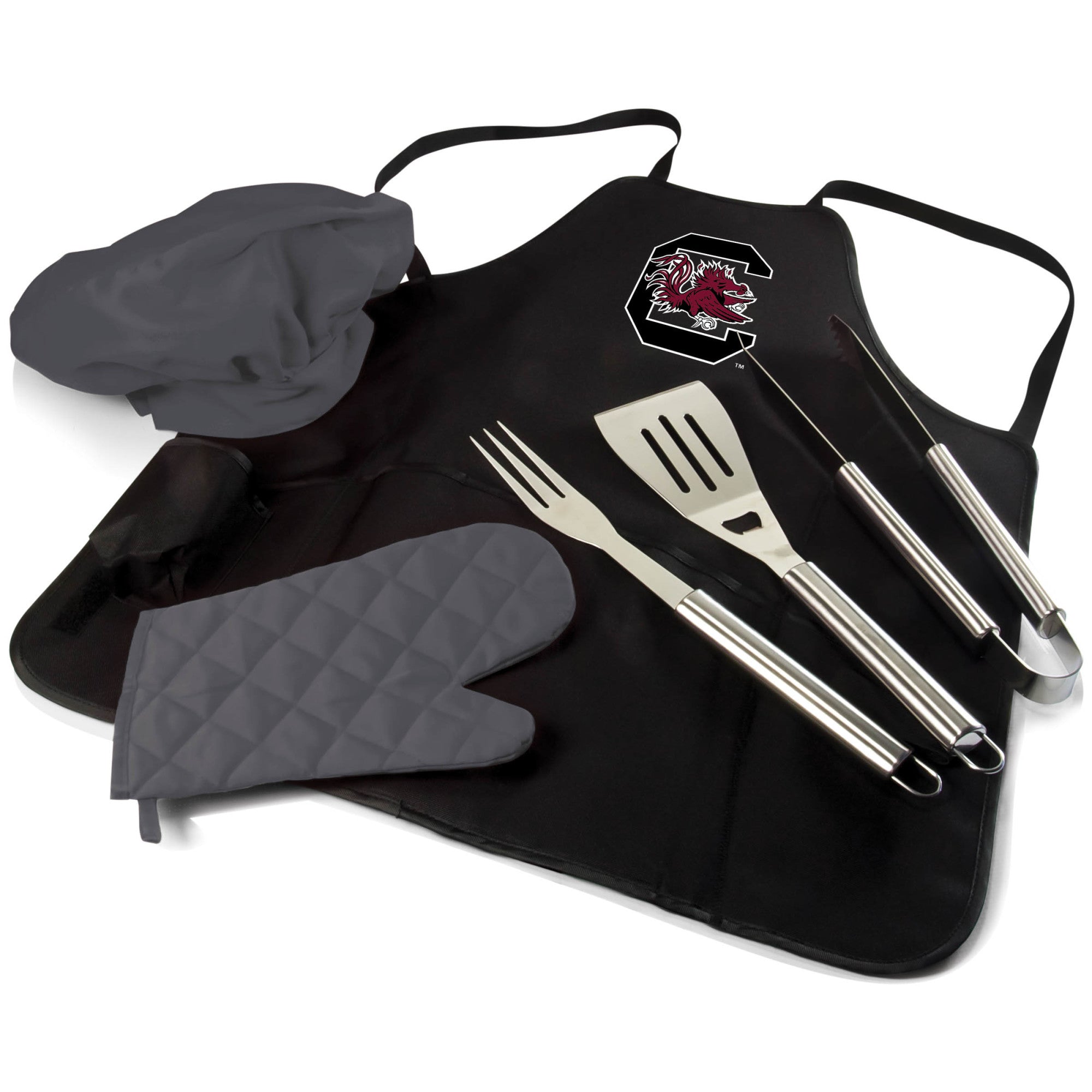 South Carolina Gamecocks - BBQ Apron Tote Pro Grill Set