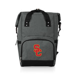 USC Trojans - On The Go Roll-Top Cooler Backpack