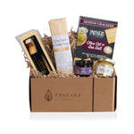 Artisan 18" Charcuterie Board with Gourmet Gift Pack