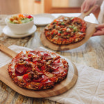 Acacia Personal Pizza Peel Serving Board Paddle Set of 2
