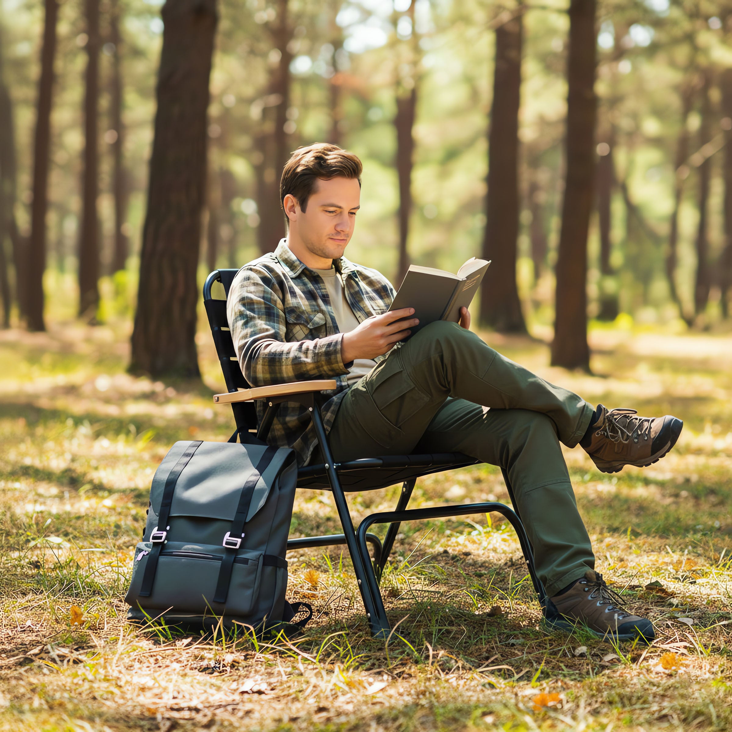 Lux Woven Camp Chair