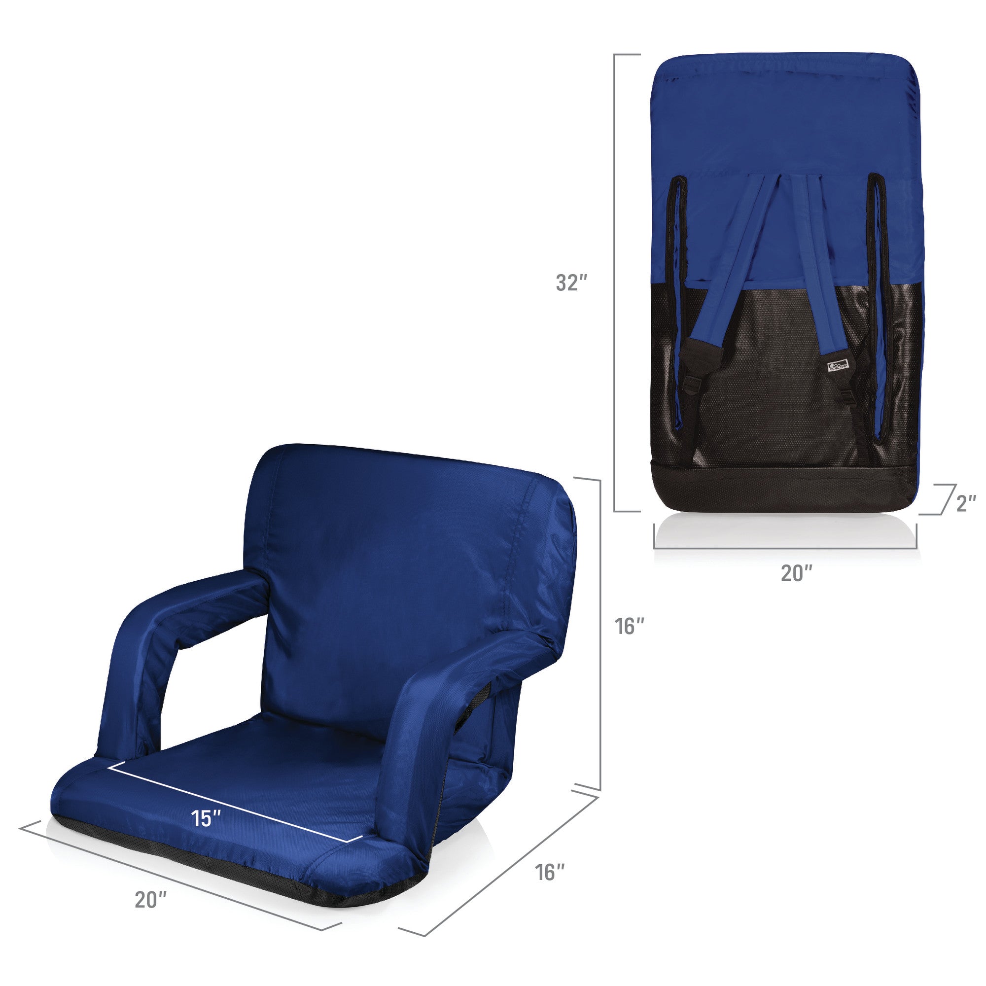 Los Angeles Rams - Ventura Portable Reclining Stadium Seat