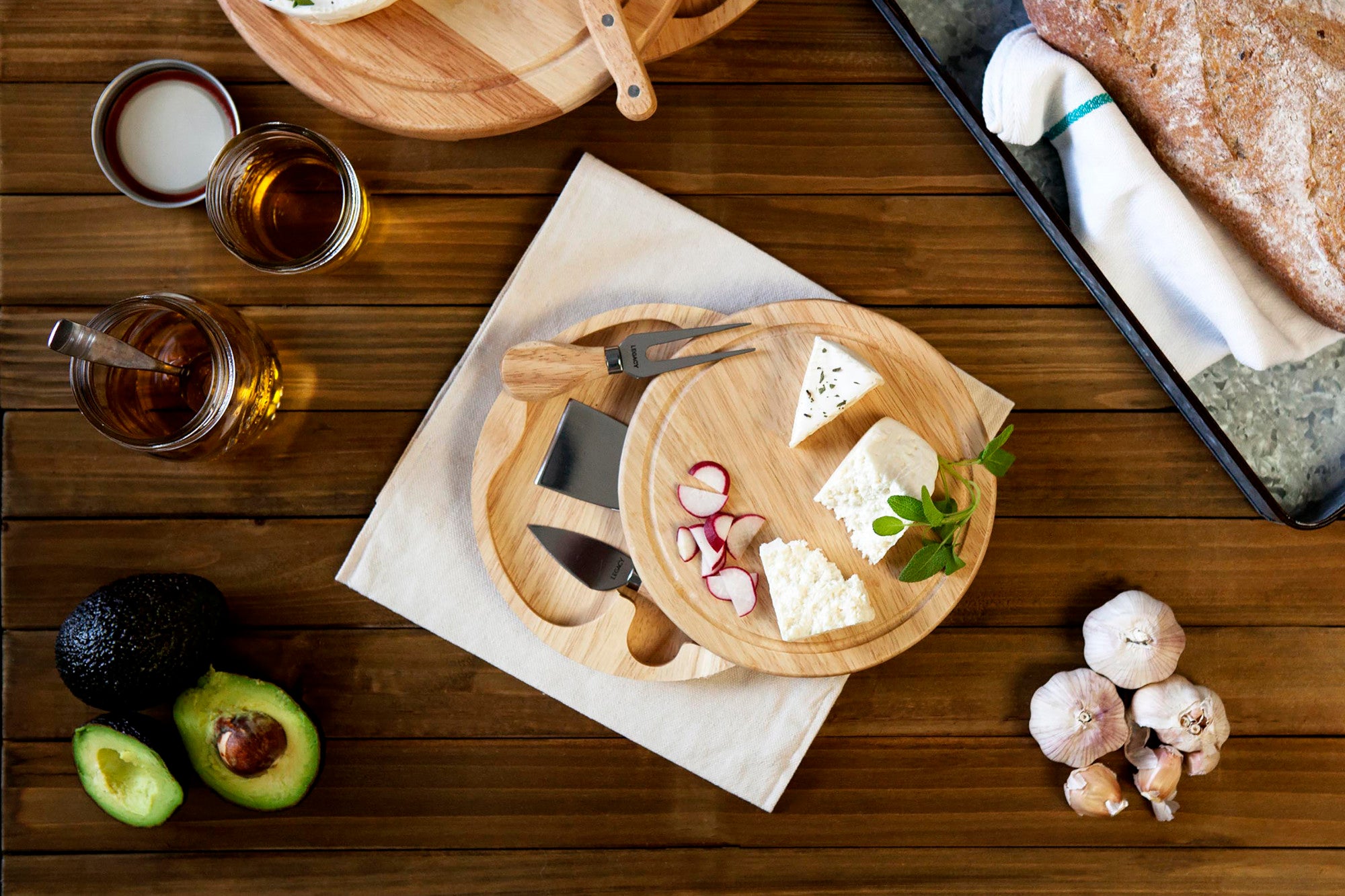 Arizona State Sun Devils - Brie Cheese Cutting Board & Tools Set