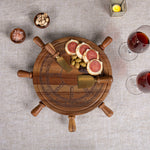 Helmsman Lazy Susan Cheese Board with Tool Set