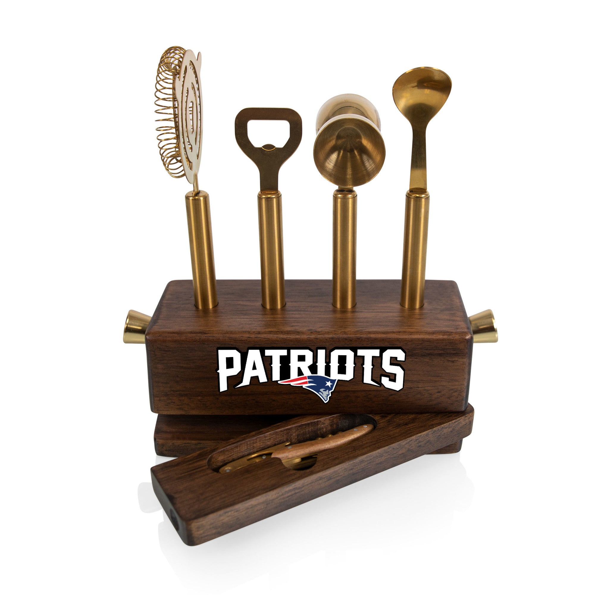 New England Patriots - Sidecar 5-Piece Bar Tool Set