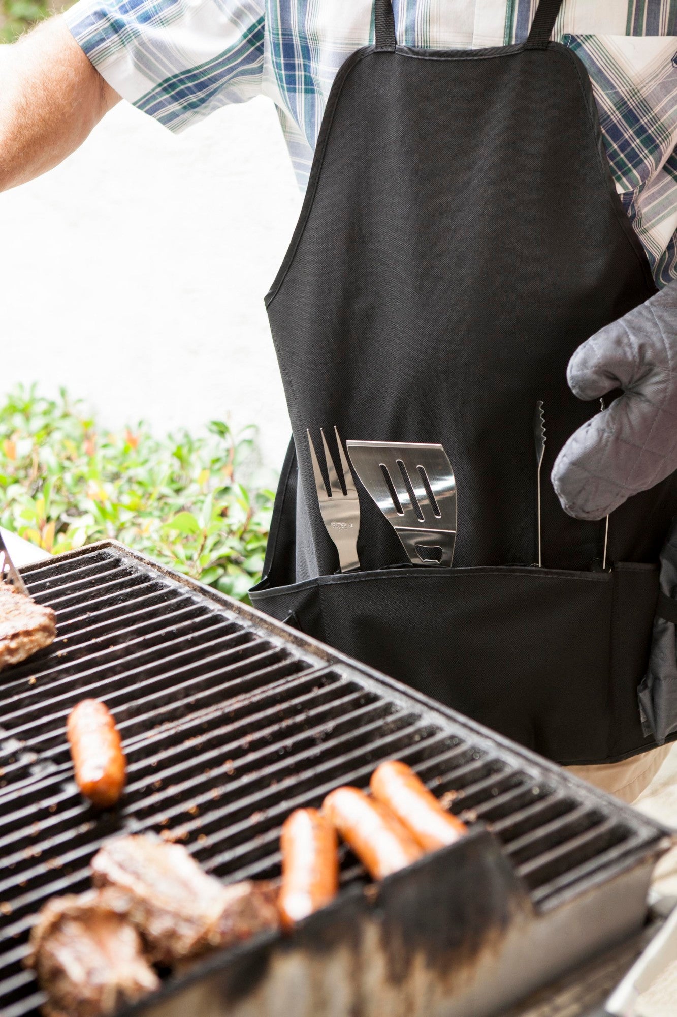 New York Yankees - BBQ Apron Tote Pro Grill Set