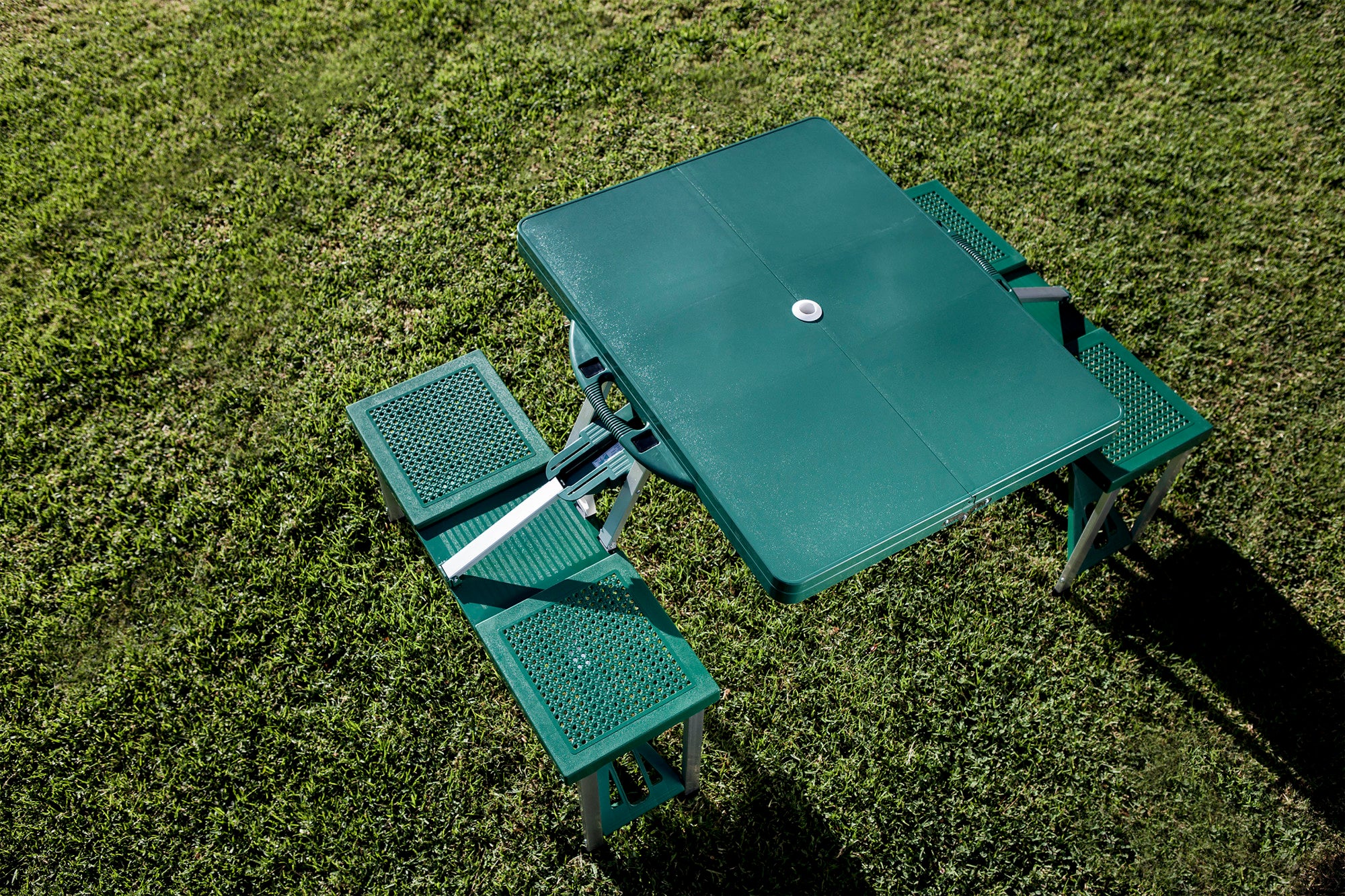 Oakland Athletics Baseball Diamond - Picnic Table Portable Folding Table with Seats