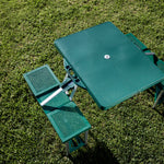 Michigan State Spartans Football Field - Picnic Table Portable Folding Table with Seats