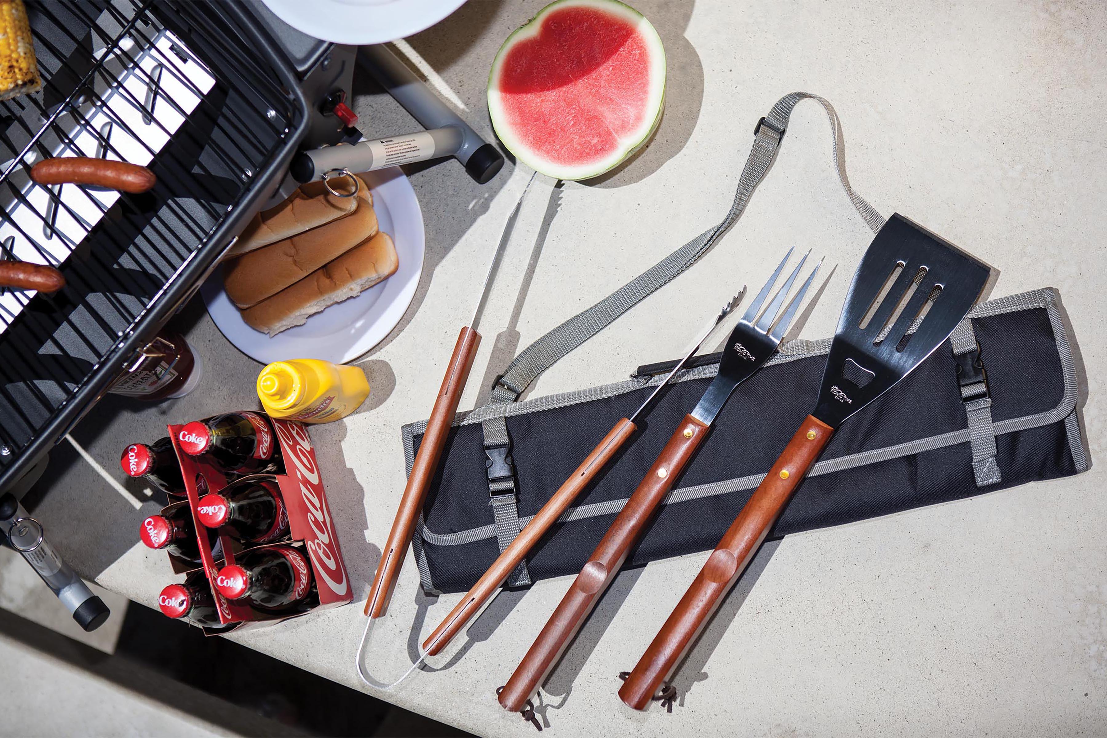 Tampa Bay Buccaneers - 3-Piece BBQ Tote & Grill Set