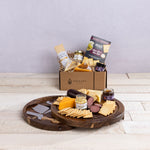 Acacia Circo Cheese Board with Gourmet Gift Pack