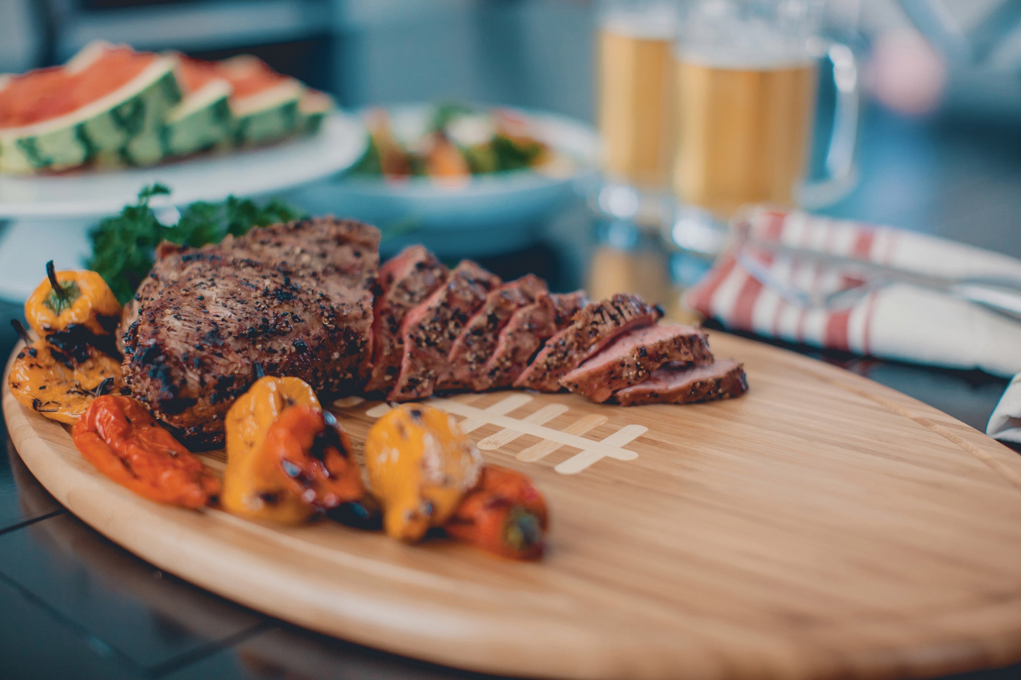 Houston Texans - Kickoff Football Cutting Board & Serving Tray