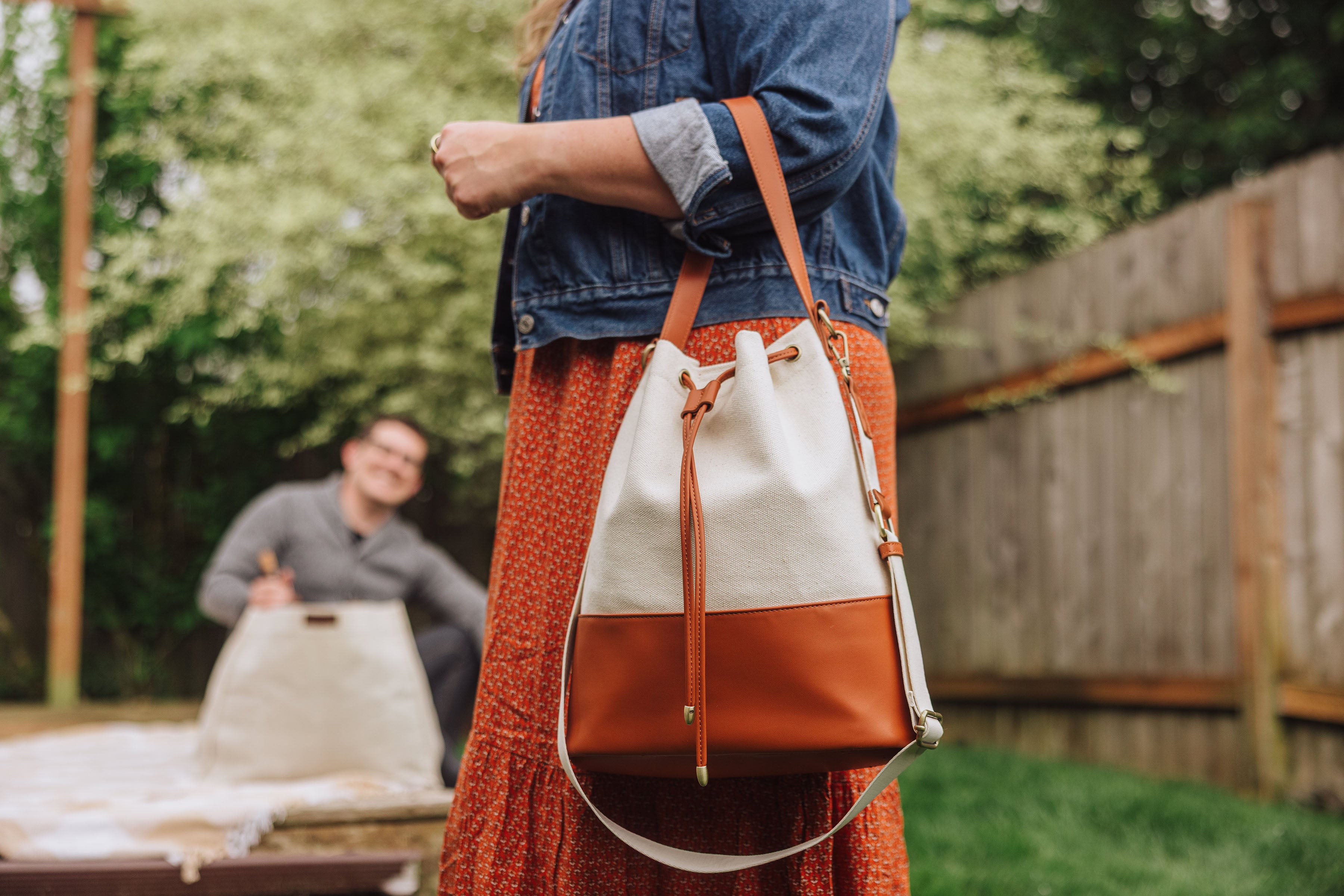 Sirolo Canvas & Leatherette Tote