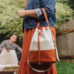 Sirolo Canvas & Leatherette Tote