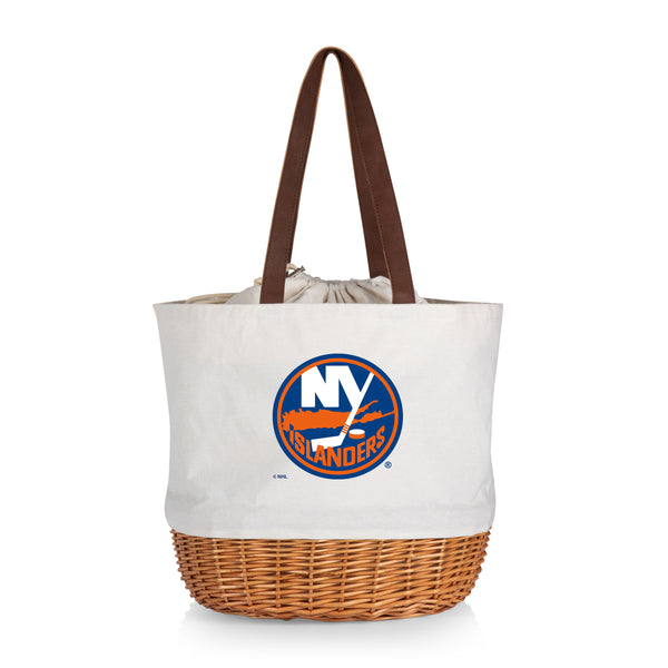 New York Islanders - Coronado Canvas and Willow Basket Tote