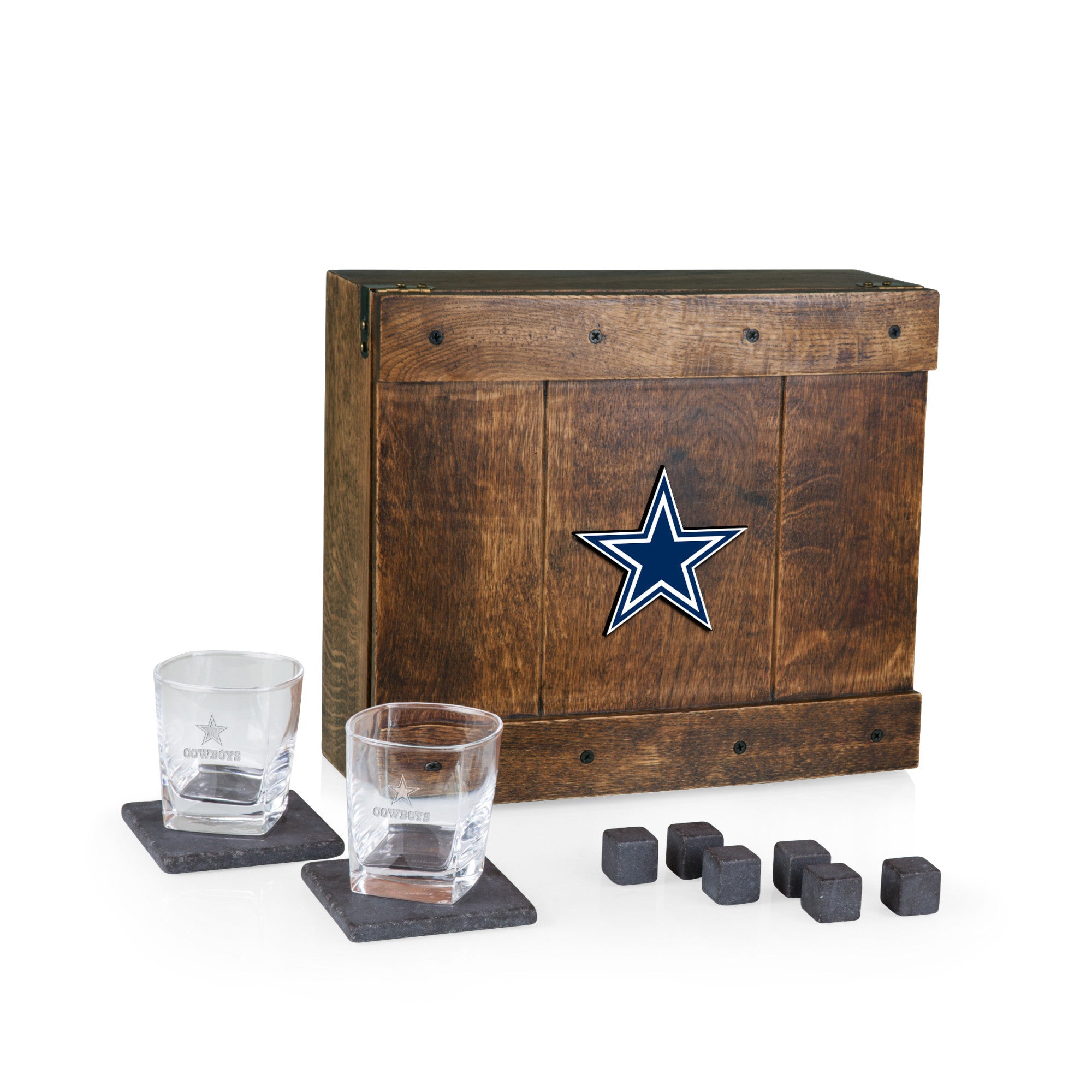 Dallas Cowboys - Whiskey Box Gift Set