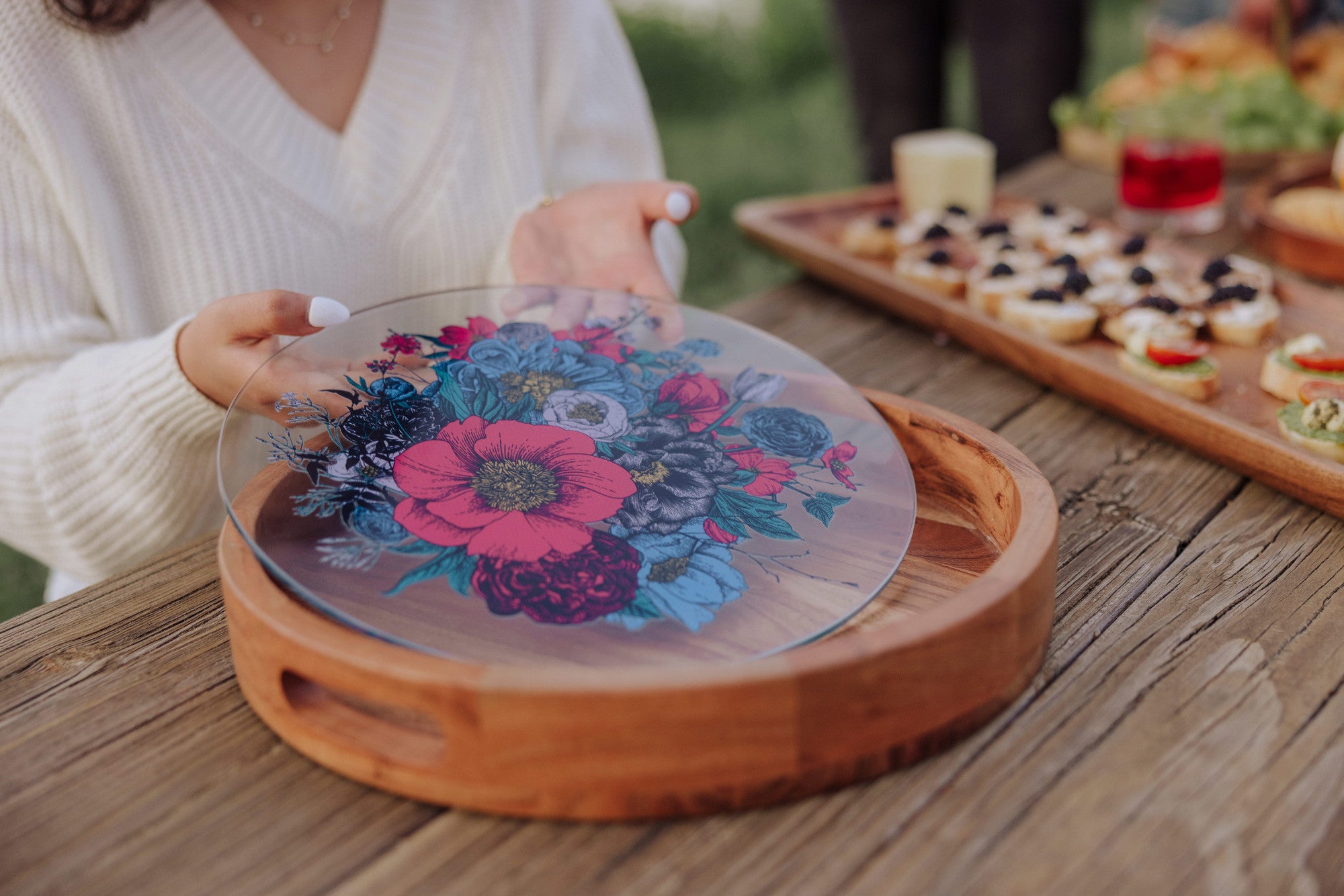 Buffalo Bills - Barista Serving Tray with Glass Insert