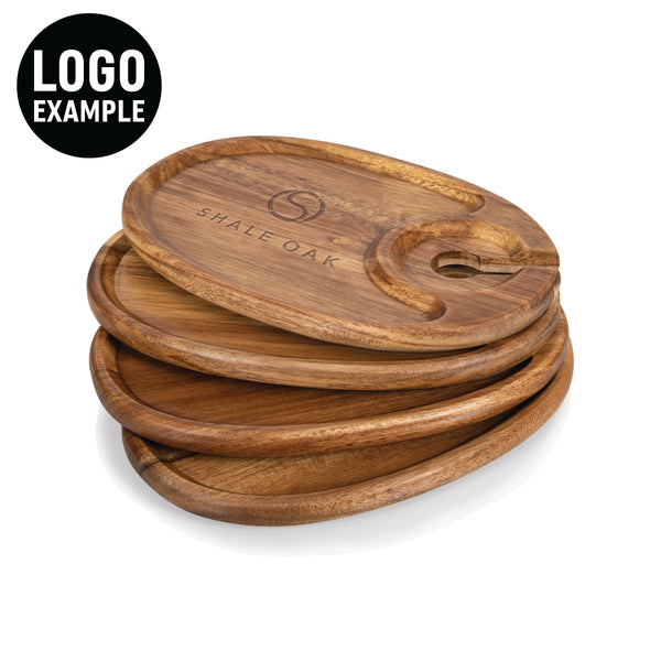 Wine Appetizer Plate Set Of 4