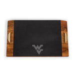 West Virginia Mountaineers - Covina Acacia and Slate Serving Tray