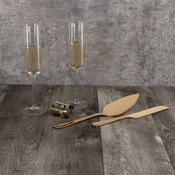 Arbane Champagne Glass Set with Cake Knife – PICNIC TIME FAMILY OF BRANDS