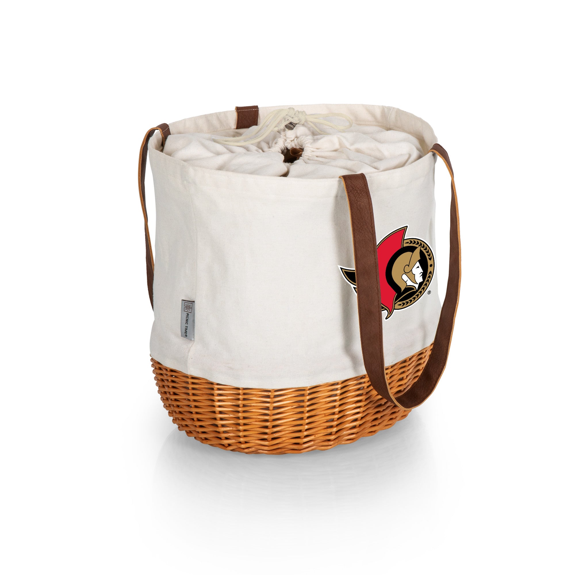 Ottawa Senators - Coronado Canvas and Willow Basket Tote