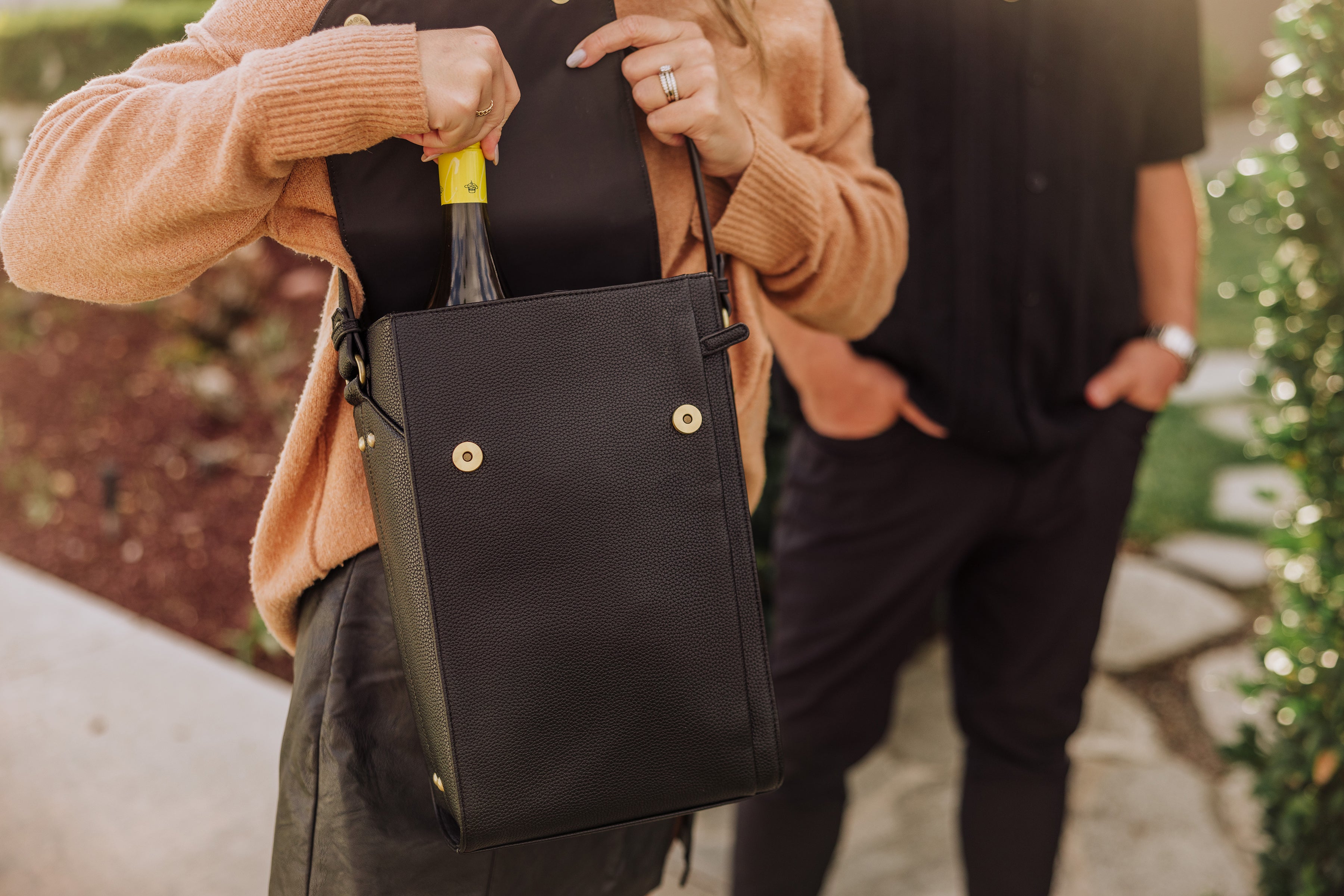 Barossa Two Bottle Leatherette Wine Tote