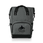 Vancouver Canucks - On The Go Roll-Top Backpack Cooler