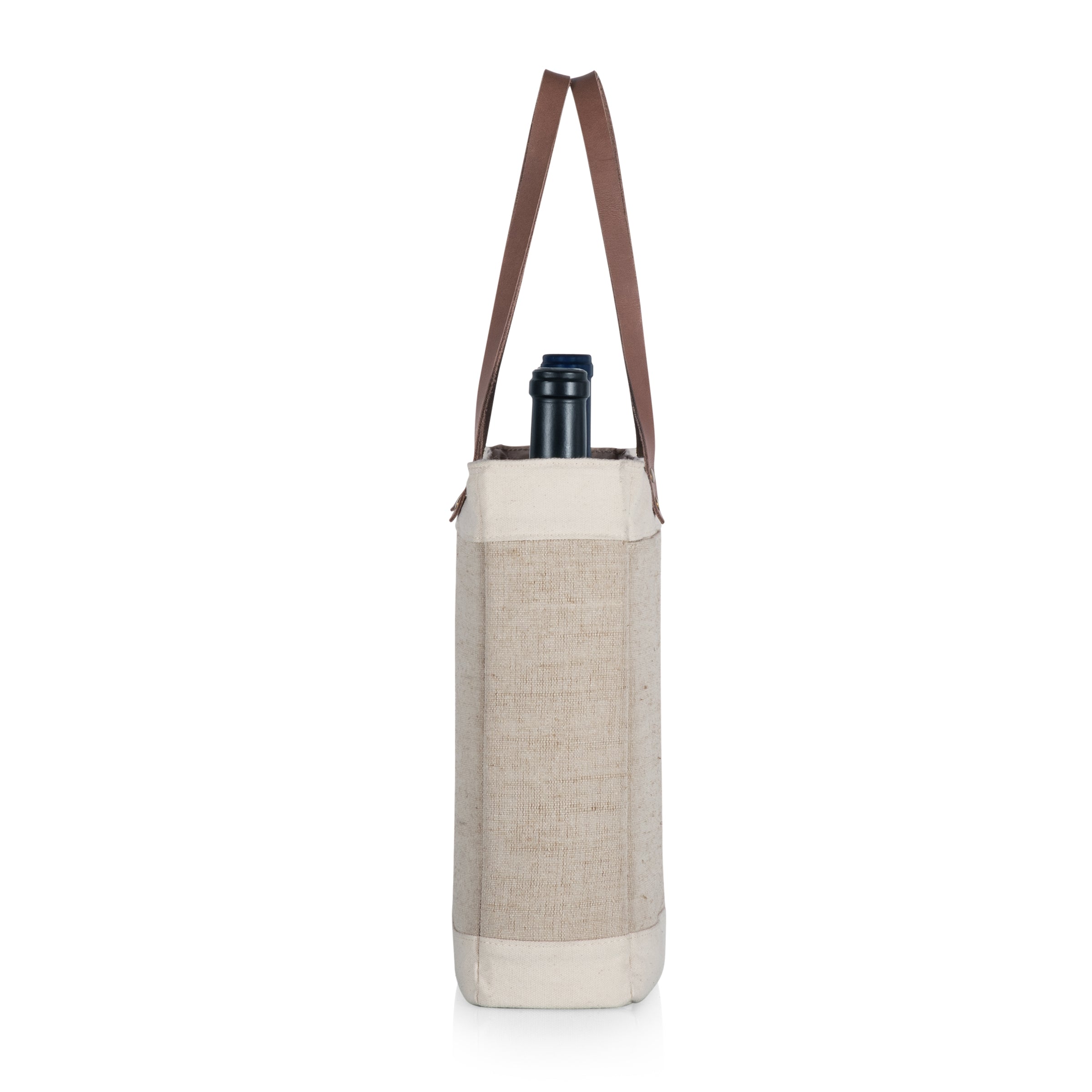 Pinot Jute 3 Bottle Insulated Wine Bag