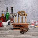 Kansas City Chiefs - Sidecar 5-Piece Bar Tool Set