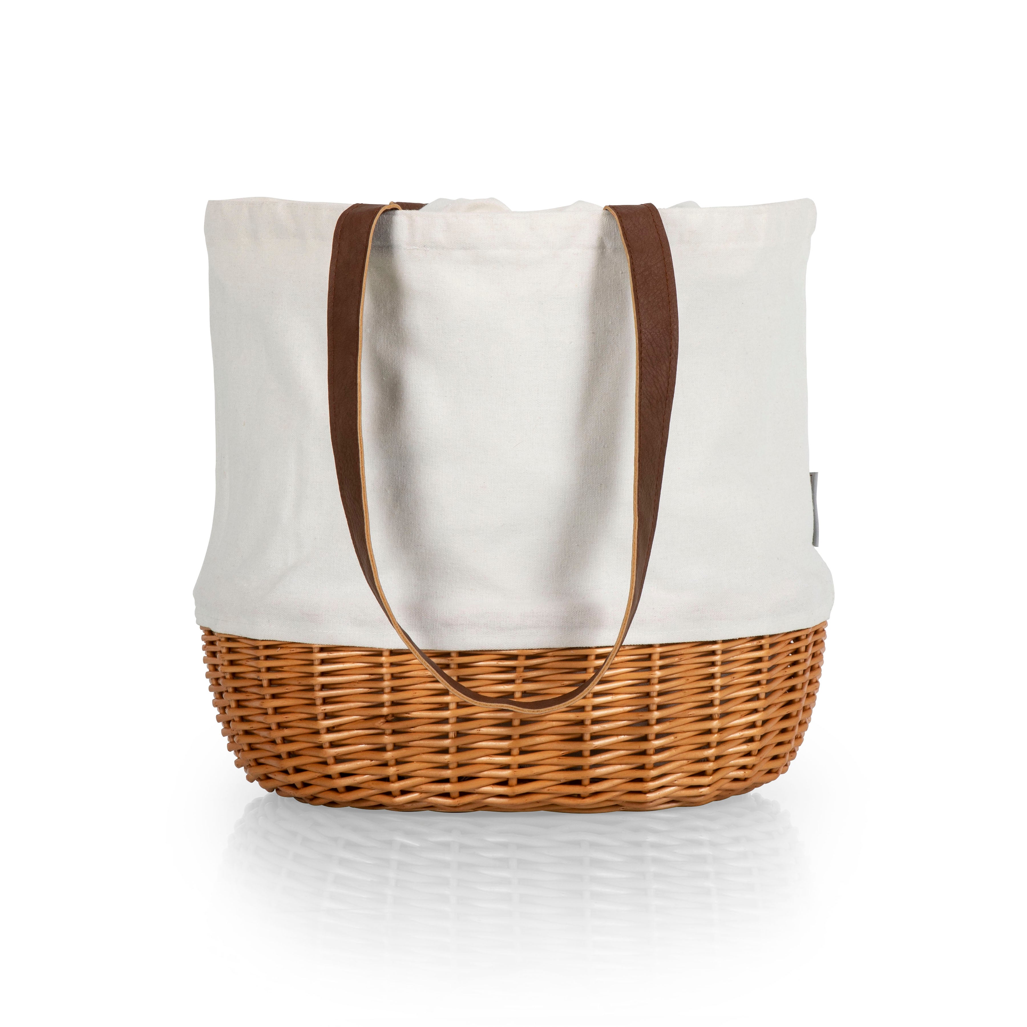 Army Black Knights - Coronado Canvas and Willow Basket Tote