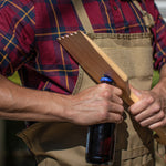 Hardwood BBQ Grill Scraper with Bottle Opener