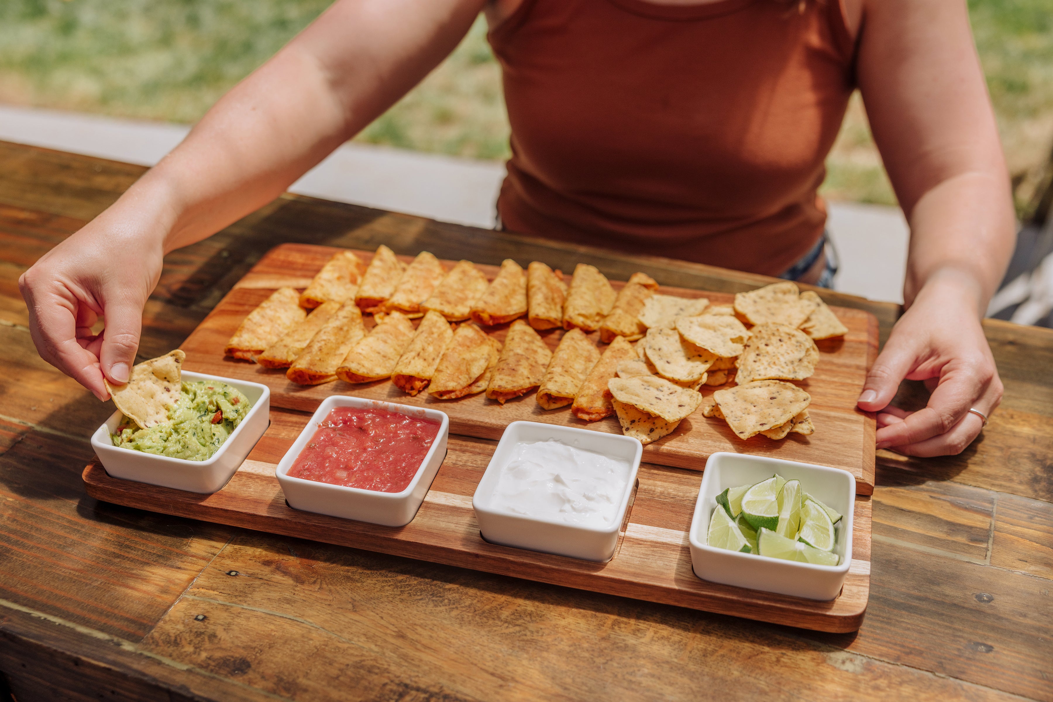 Picada Tapas & Cheese Board Set with Dip Bowls