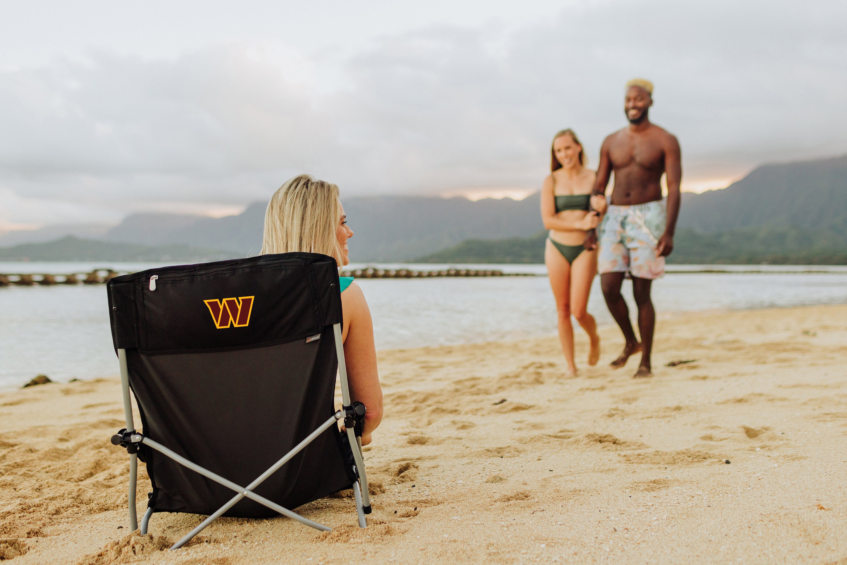 Washington Commanders - Tranquility Beach Chair with Carry Bag