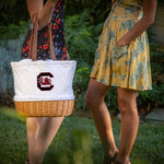 South Carolina Gamecocks - Coronado Canvas and Willow Basket Tote