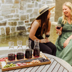 Cava Wine Tasting Kit with 4 Glass Carafes