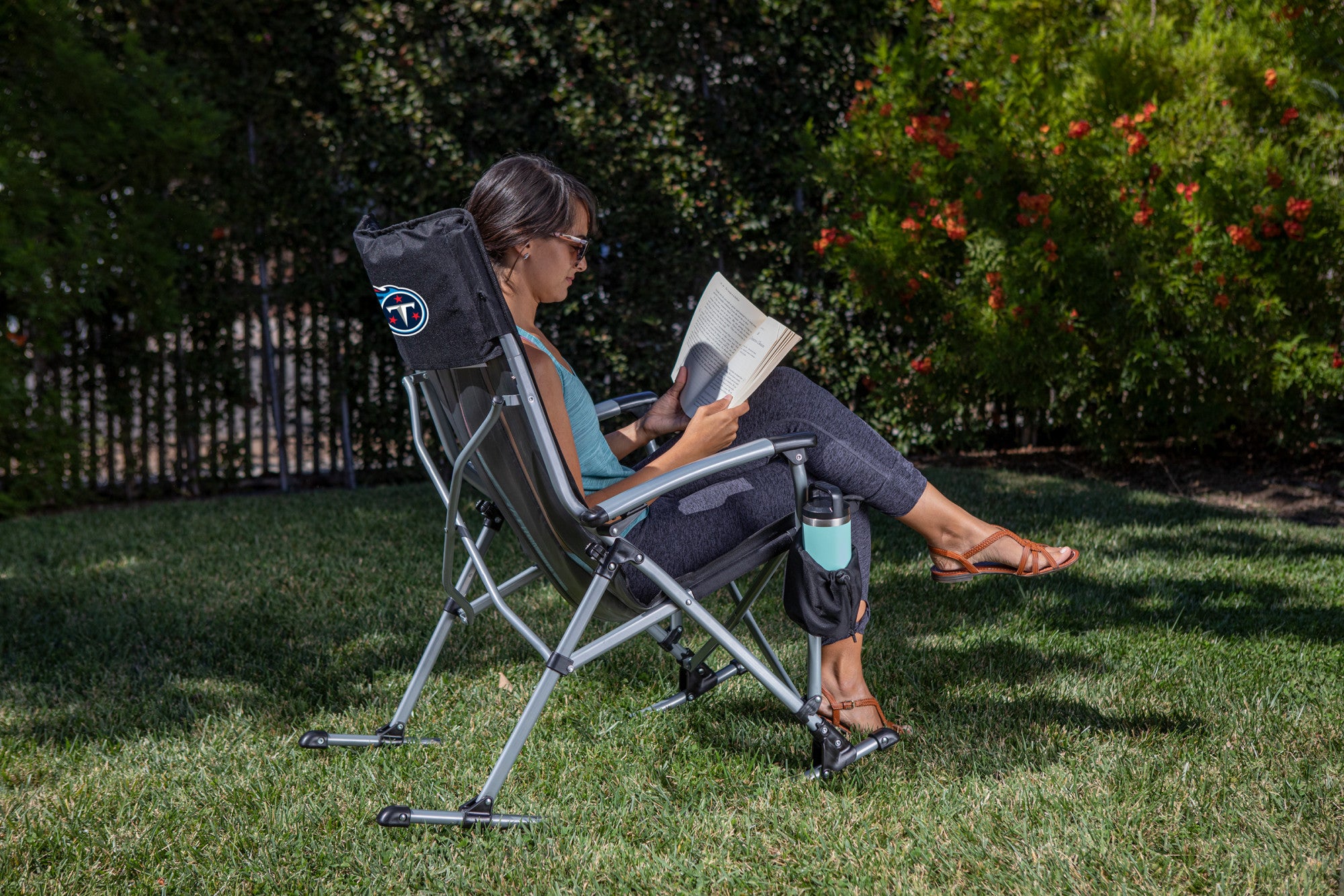 Tennessee Titans - Outdoor Rocking Camp Chair