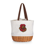 Cornell Big Red - Coronado Canvas and Willow Basket Tote