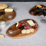 Pebble Shaped Acacia Serving Board 15" x 10"