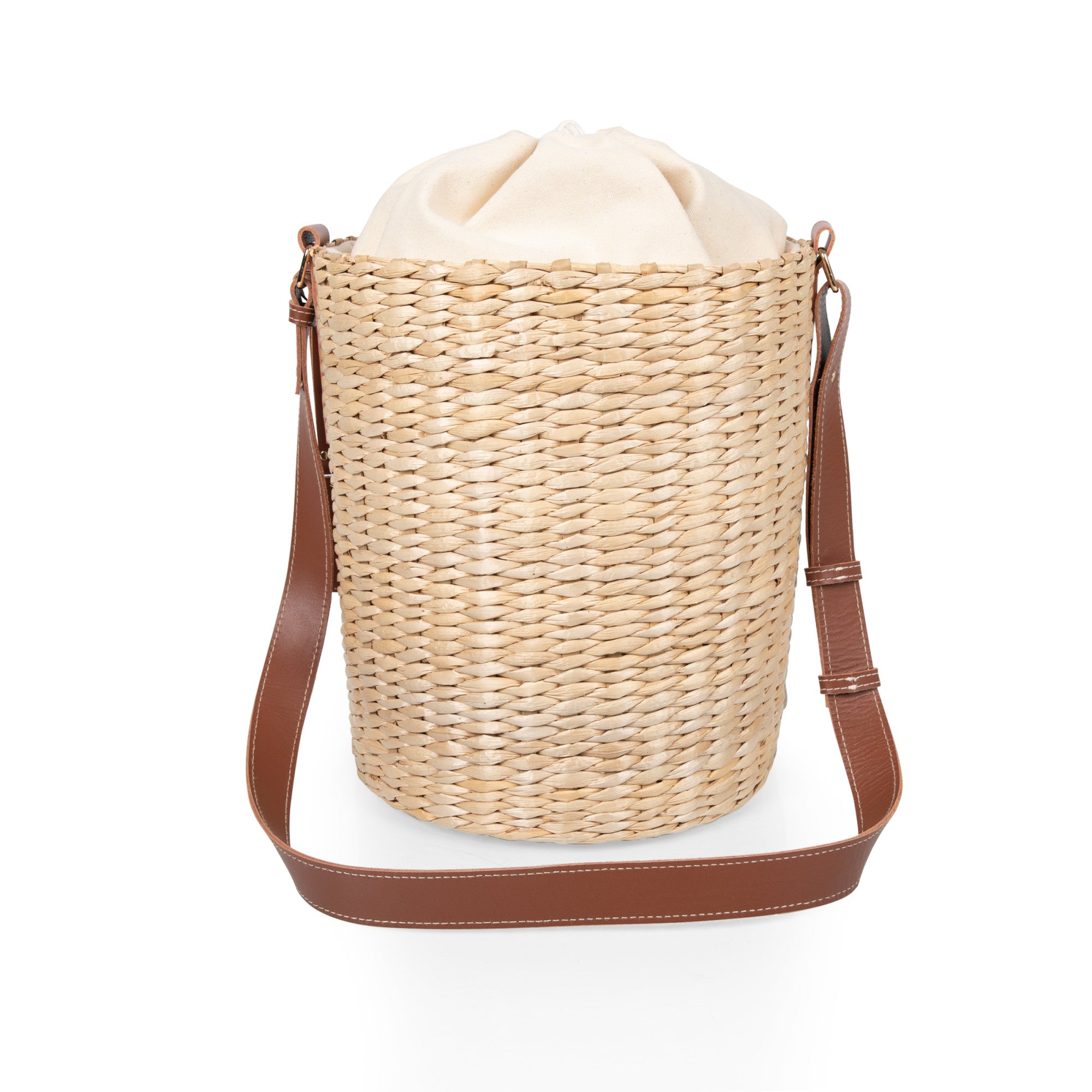 Palermo - Rush Insulated Bucket Tote with Leather Straps