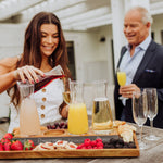 Cava Wine Tasting Kit with 4 Glass Carafes