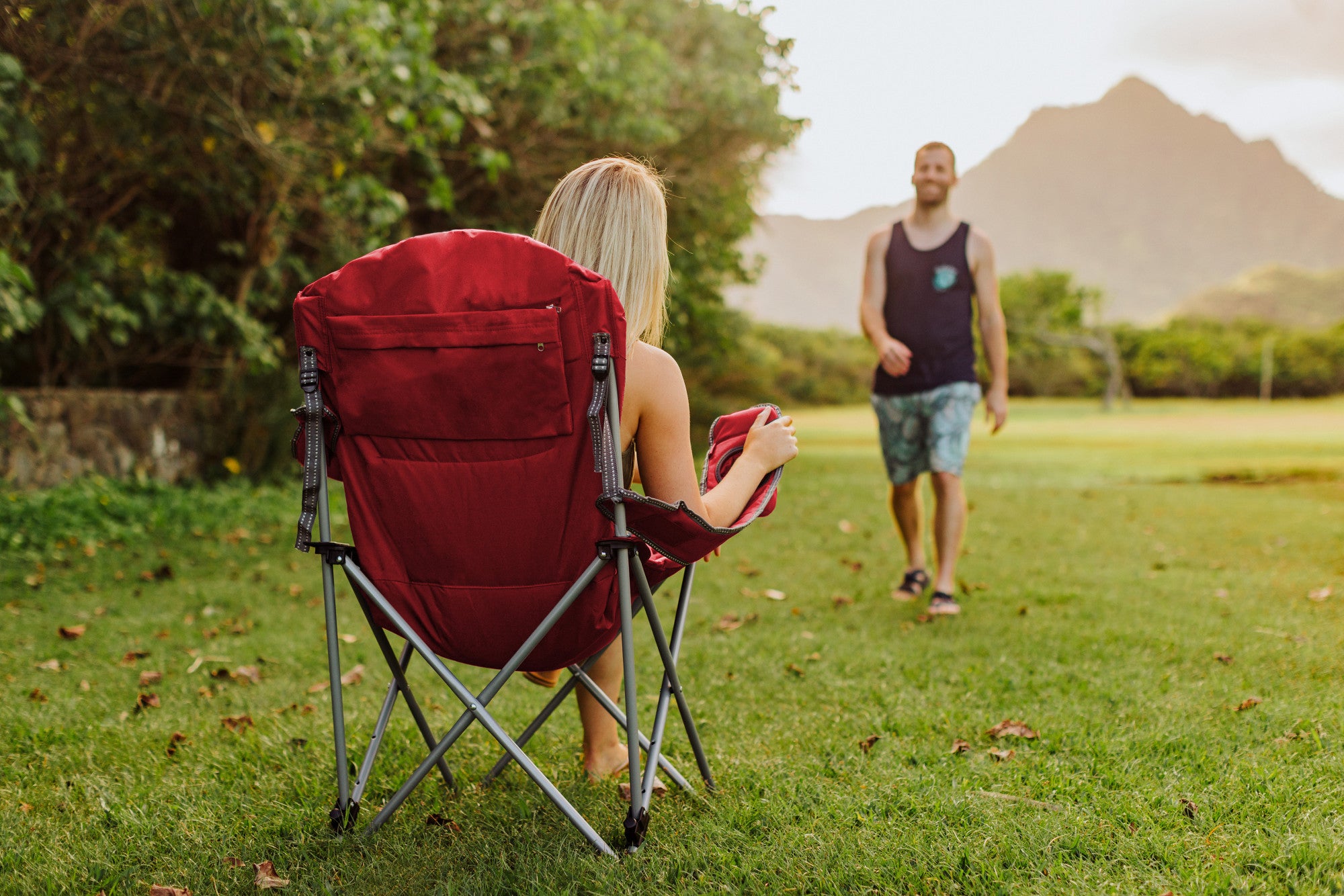 NC State Wolfpack - Reclining Camp Chair