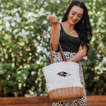 Baltimore Ravens - Pico Willow and Canvas Lunch Basket