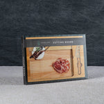 Chicago White Sox Baseball Diamond - Icon Glass Top Cutting Board & Knife Set