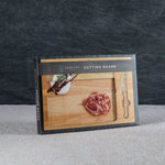 Hockey Rink - Colorado Avalanche - Icon Glass Top Cutting Board & Knife Set