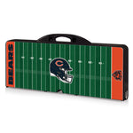 Chicago Bears Football Field - Picnic Table Portable Folding Table with Seats