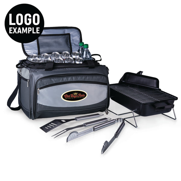 Buccaneer Portable Charcoal Grill & Cooler Tote
