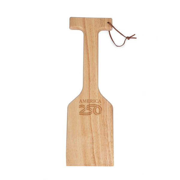America250 - Hardwood BBQ Grill Scraper with Bottle Opener