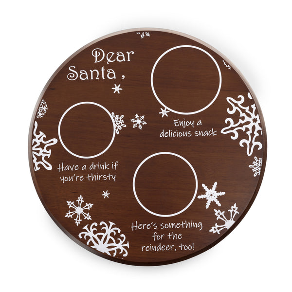 Dear Santa Round Tray