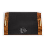 Chicago Blackhawks - Covina Acacia and Slate Serving Tray